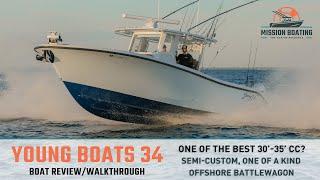 Young Boats 34 Go FURTHER Offshore Hardcore Fishing & Family Adventure Semi-Custom Center Console