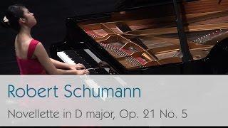 Robert Schumann - Novellette in D major Op. 21 No. 5 - Yun Chih Hsu Taiwan