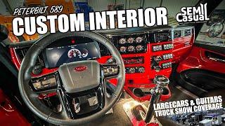 Peterbilt 589 custom interior is complete