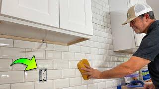 How To Install a PERFECT Tile Backsplash All Materials Tools and Prices Included