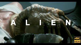 Alien 1979 Kane Face Hugger Scene Movie Clip Upscale 4k UHD HDR - Dolby Vision Sigourney Weaver