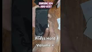 Samsung A54 Hard Reset All Samsung 2024 Reset factory #samsung #samsungreset #shorts