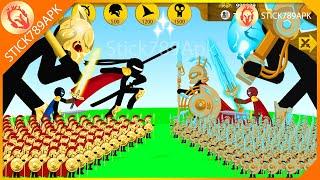 GOLDEN GIANT BOSS SHADOWRATH HERO VS XIPHOS VOLTAIC FINAL BOSS  Stick War Legacy Mod  Stick789Apk