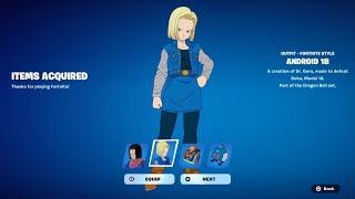 How To Get Dragon Ball Z Android 18 Skin For FREE Fortnite