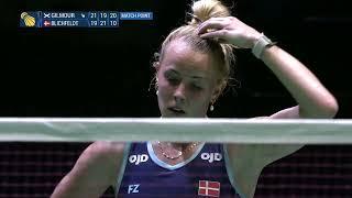 Match Point - Kirsty Gilmour vs Mia Blichfeldt - WS SF - European Championships 2022