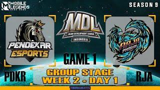 Pendekar Esports vs Raja Phoenix GAME 1 MDL ID S9  RJA VS PDKR