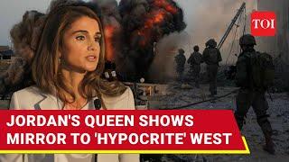 If Russia Why Not Israel? Jordanian Queen Tears Into West Over Ukraine & Gaza Double standards