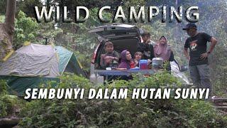 Camping Exclusive Wild Family Camping Sembunyi Dalam Hutan Sunyi dengan Air Sungai yang Jernih