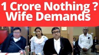 1 Crore not Enough Wife Demands #GuahatiHighCourt #SupremeCourt #LawChakra