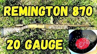 Patterning a Remington 870 Youth 20 Gauge