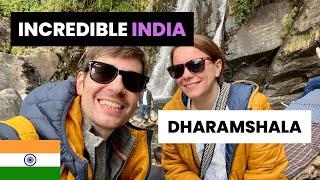 Exploring  DHARAMSHALA INDIA - BHAGSU FALLS & DALAI LAMA TEMPLE - Travel Vlog