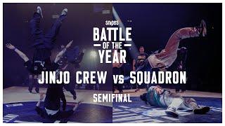 Jinjo Crew vs Squadron  Semifinal  SNIPES Battle Of The Year 2021