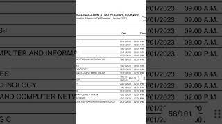 polytechnic 1st sem exam date 2023 #exam preparation