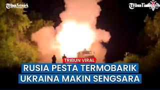 Andalkan TOS-2 Toschka Pasukan Vostok Rusia Luluh Lantakkan Benteng Ukraina