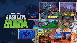 Fortnite Season 4 FULL Map + 8 NEW Locations‼️ Fantastic 4 TEASER Cynthia von Doom Skin & MORE