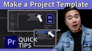 How to Make a Project Template in Premiere Pro  Quick Tips with Sidney Diongzon  Adobe Video