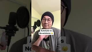 Singing without autotune 