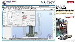 Robot Structural 2019 Tutorial  Steel  III  Lesson 08  Preview