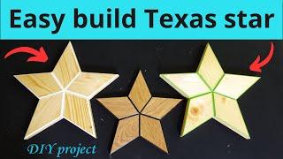 I Made a Giant Wooden Texas Star