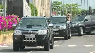 AP CM YS Jagan convoy visuals  AP Secretariat  Velagapudi