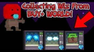 Collecting Wls From Buy+ vend Part 10Growtopia