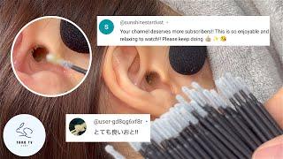 ASMR  ミクロスワブで最高の耳かき体験  Best Ear Cleaning Experience With Micro Swabs