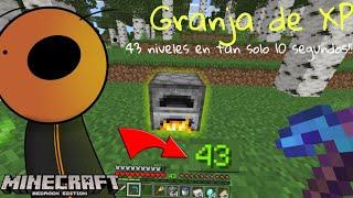 Ganja de EXPERIENCIA MASIVA para MINECRAFT PE 1.18.30 1min.= +100 niveles