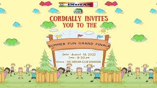 CORDIALLY INVITES YOU TO THE SUMMER FUN GRAND FINALE