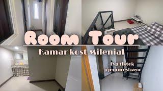 ROOM TOUR  KOST TOUR Milenial kekinian. Ada dapurnya 