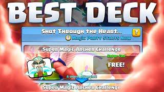 Best Deck for Super Magic Archer Challenge in Clash Royale Win Exclusive Emotes