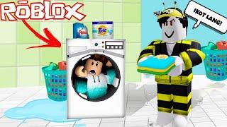 LAUNDRY SIMULATOR  ROBLOX  CLEANING GALING