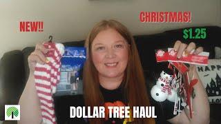 NEW DOLLAR TREE HAUL  NEW CHRISTMAS DECOR