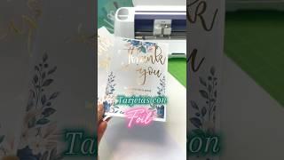 Agrega Detalles con #Foil a tus Invitaciones #cricut #minc