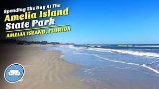 Amelia Island State Park- Walking Driving Horseback Riding the Many Amenities of This Beach