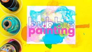 How To Make Colorful Art With Bubble Painting