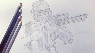 How to Draw the PUBG Player  PUBG  Step By Step Easy Tutorial 