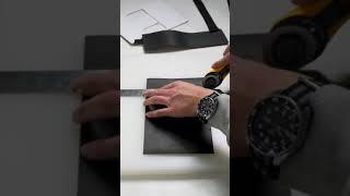 Работа с кожей обложка на блокнот moleskinе  diy leather notebook hand made #shorts #moleskine #diy