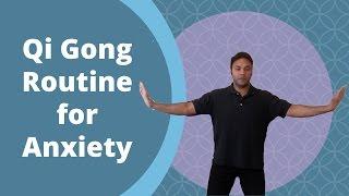 Easy Qi Gong Routine for Anxiety and Stress - w Jeffrey Chand