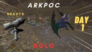 Going Solo On Arks Most Popular Official Servers Heavys Day 1 - Ark Survival Evolved PvP