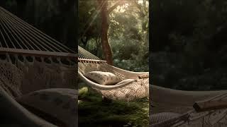 Peaceful summer day in the forest relaxing nature sounds  #shorts #relaxingsounds #nature