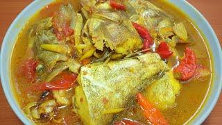 RESEP IKAN KERAPU KUAH KUNING PEDAS