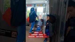 AWAS JANGAN SAMPAI KEJEPIT  BEGINI JADINYA  #shortyoutube #youtubeshorts #krlindonesia #KRL