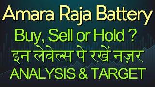 Amara raja battery share latest news  amara raja battery share analysis  target tomorrow