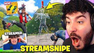 Ich STREAMSNIPE IHN und TANZE den OG LOSERDANCE ... Fortnite Update