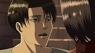 The secret moment of them - Animation 2 LEVI X MIKASA RIVAMIKA   The secret he had for her