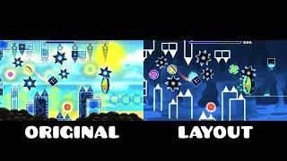 Tidal Wave Original vs Layout  Geometry Dash Comparison