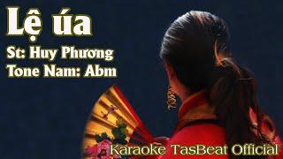 Karaoke Lệ Úa Rhumba Tone Nam  TAS BEAT