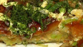 Okonomiyaki Recipe Remastered  Cooking with Dog