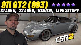 CSR2 911 GT2 993  Shift  Tune  Review  Live racing