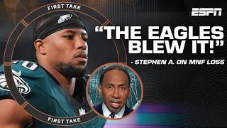 The Eagles BLEW IT - Stephen A. reacts to Monday Night Football collapse to Falcons  First Take